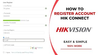 How to Register Hik Connect Account Via Web Browser [upl. by Lraed]