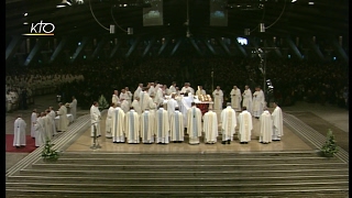 Messe de la fête de NotreDame de Lourdes [upl. by Aiksas]