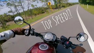 Honda Rebel 1100 DCT TOP SPEED RUN How Fast Can It Go [upl. by Id]