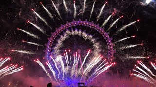 London 2018  The Best Fireworks Youve Ever Seen [upl. by Ennahgem173]