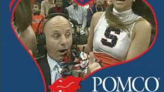 Sean McDonough Jay Bilas amp Bill Raftery Caught on Kiss Cam  Syracuse Mens Basketball [upl. by Aneehsyt]