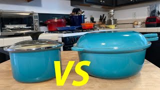 Enameled Cast Iron vs Enameled Steel Which Is Better For You [upl. by Atnim637]