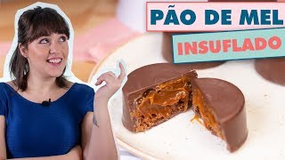 FAÇA 100 PÃES DE MEL POR HORA  PÃO DE MEL INSUFLADO [upl. by Esmerolda]