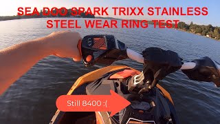 Sea Doo Spark Trixx  Brand New Solas Stainless Steel Wear Ring Full Test [upl. by Patsis]