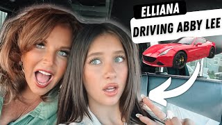 Teaching Elliana Walmsley How To DRIVE 😱  Abby Lee Miller [upl. by Ennirroc]