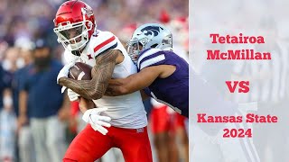 Tetairoa McMillan vs Kansas State 2024 [upl. by Jamima]