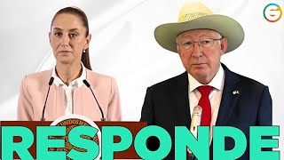 Claudia Sheinbaum arremete contra Ken Salazar tras criticar estrategia de seguridad de AMLO [upl. by Durrace409]