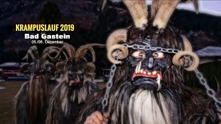 Gasteiner Krampuslauf 2019  Krampus Nikolaus in Gastein  Čerti Rakousko [upl. by Elodia]