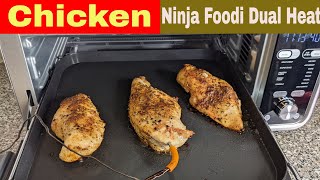 Grilled Chicken Breast Ninja Foodi Dual Heat Air Fry Oven Recipe [upl. by Hayyikaz366]