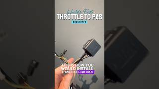 Throttle Control for your PAS ebike If your ebike only has a PAS input you can use this converter [upl. by Den]