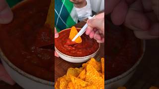 What is the BEST way to share chips and salsa with your dad😭❤️🍟 CHEFKOUDY [upl. by Kilan]