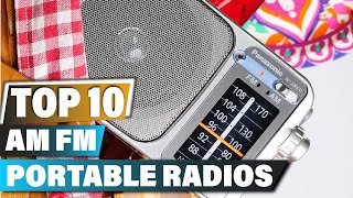 Best AM FM Portable Radios In 2024  Top 10 AM FM Portable Radio Review [upl. by Acinat]