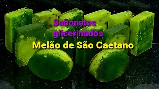 Faça sabonetes fitoterapicos com melão de São Caetano dois tipos de gordura 100 vegetal [upl. by Nauq]