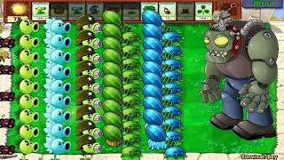 Plants Vs Zombies  TEAM MELON  TEAM PEA And Cattail Vs GigaGargantuar DrZomboss Battlez [upl. by Elehcir]