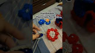 Hair clips for baby girls 😍💫crochetprojects viralvideo trendingshorts [upl. by Elyag162]