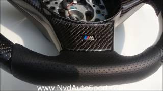 BMW E60 M5 E63  E64 M6 RED Carbon Fiber steering wheel from NVD Autosport [upl. by Gagne]