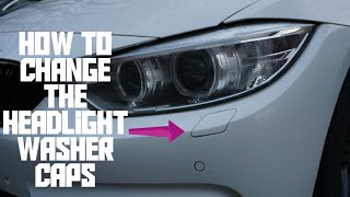 Replacing My Headlight Washer Cover On My BMW F32 [upl. by Llenaj852]