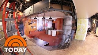 Watch TimeLapse of Studio 1A Renovations  TODAY [upl. by Eelydnarb]