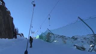 Risalita integrale skilift Doppelmayr quotDosso Pasòquot  Aprica SO  Téléski  Telesquì  Skidlift [upl. by Noelani919]