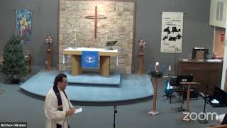 Advent Lutheran Church of Richboro Pa Sunday Service 12323 [upl. by Philipps]