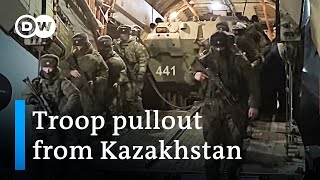 Russialed troops to pull out of Kazakhstan  DW News [upl. by Hutchins]