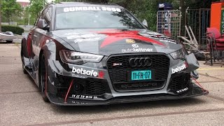 Jon Olsson Audi RS6 DTM 950 HP Cars amp Coffee XXL 2015 [upl. by Riess]