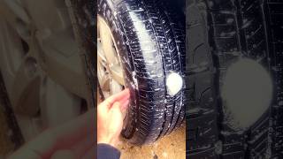 EASY way to test a leaky tire diy tires cars [upl. by Saxena]