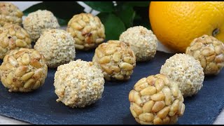 PANELLETS DE NARANJA🍊 Receta Tradicional PASO a PASO Facil y Delicioso [upl. by Allsopp]