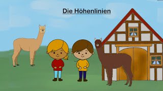 Lernvideo Die Höhenlinien HSU Grundschule [upl. by Anyaj]