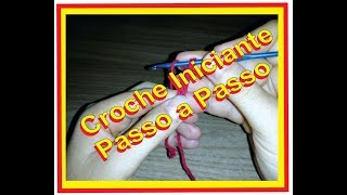 croche iniciante passo a passo 1 [upl. by Pier]