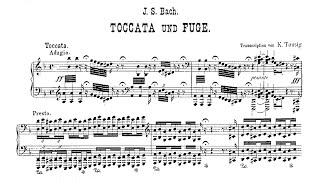 JS Bach Toccata and Fugue in D Minor BWV 565  Piano Transcription Tausig  Gina Bachauer 1957 [upl. by Ojahtnamas750]