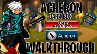 AQW Acheron Quest Guide  Dark Box Full Walkthrough join nothing  Ebony Chest  Power of Darkness [upl. by Hourihan]