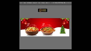 Christmas Banner Design illustrator graphicdesign christmas [upl. by Deuno487]