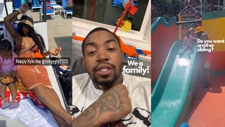 LIL SCRAPPY LIVING HIS LIFE CELEBRATING WITH BAMBI WHILE ERICA STILL BOTHERED lilscrappy lhhatl [upl. by Angelika]