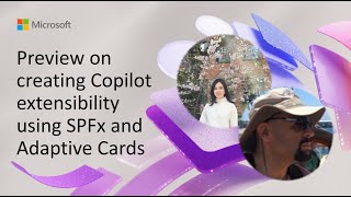 Preview on creating Copilot extensibility using SPFx and Adaptive Cards [upl. by Eah]