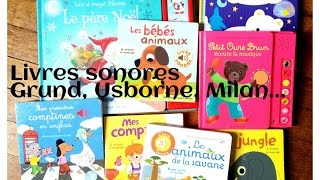 Livres sonores Gallimard Grund Usborne Petit ours [upl. by Kallick]