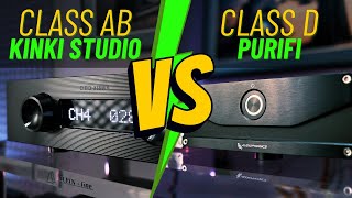 Kinki EXM1 vs Purifi 1ET400A  Class AB vs Class D Amp [upl. by Assirac585]