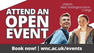 Open Events at West Notts College [upl. by Tasiana]