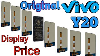 ViVO Y20 LCD Panel Price  Vivo Y20 Original Display Combo Price  ViVO Y20 Touch Glass Price [upl. by Eceinart867]