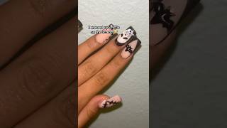 scream Halloween nails👻🎃nailsbycami💞 nails nailart trending nailtech beginner [upl. by Auhsaj514]