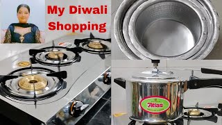 मेरी खुशियों वाली दिवाली  Diwali Shopping  Diwali 2024  Budget Friendly Shopping  Sabas Kitchen [upl. by Alysa]