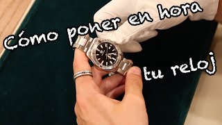 TUTORIAL Aprende a poner tu reloj en hora [upl. by Neltiak]