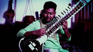 Hiyar Majhe Sitar Cover [upl. by Brodench]