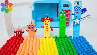 Numberblocks Magic Microwave  Fun Learning Video For Kids [upl. by Nolrak]