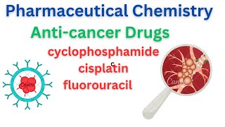 anticancer drugs😊 cyclophosphamide cisplatin fluorouracil pharmaceutical chemistry unit 13 👑 [upl. by Maurizia]