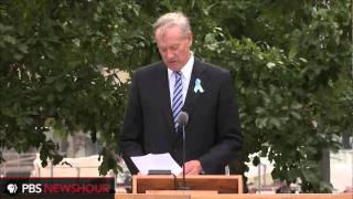 Former New York Governor George E Pataki delivers reading at Ground Zero Memorial Service [upl. by Ika706]