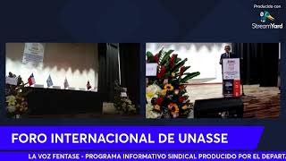 FORO INTERNACIONAL  CONFEDERACIÓN UNASSE [upl. by Eycal]