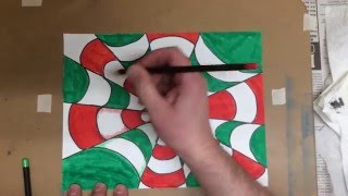 Op Art Tutorial [upl. by Gylys]