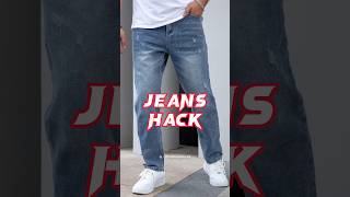 ✅✅Useful Jeans Hack That Will Change Your Life in 2024 shorts jeans mensfashion [upl. by Odnomyar207]