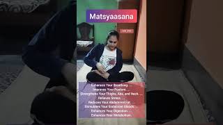 How to do Matsyaasana  Yoga for Beginners [upl. by Niad]